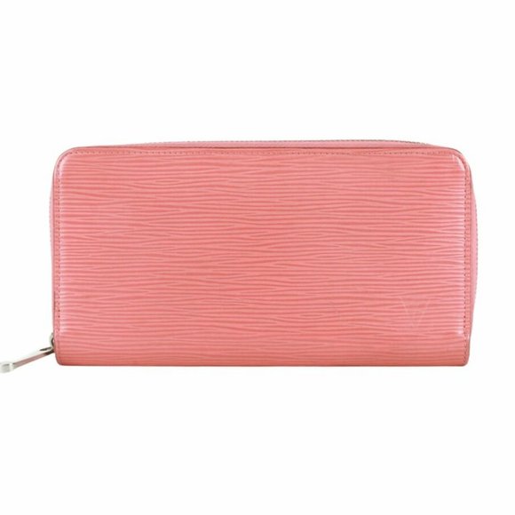 Authentic Louis Vuitton Epi Leather pink zip around wallet